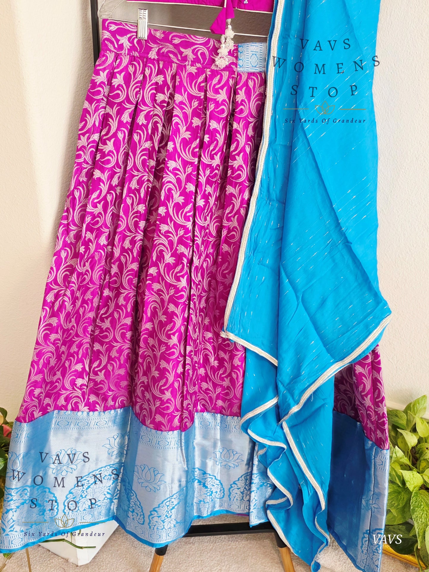 Traditional Half Saree Set