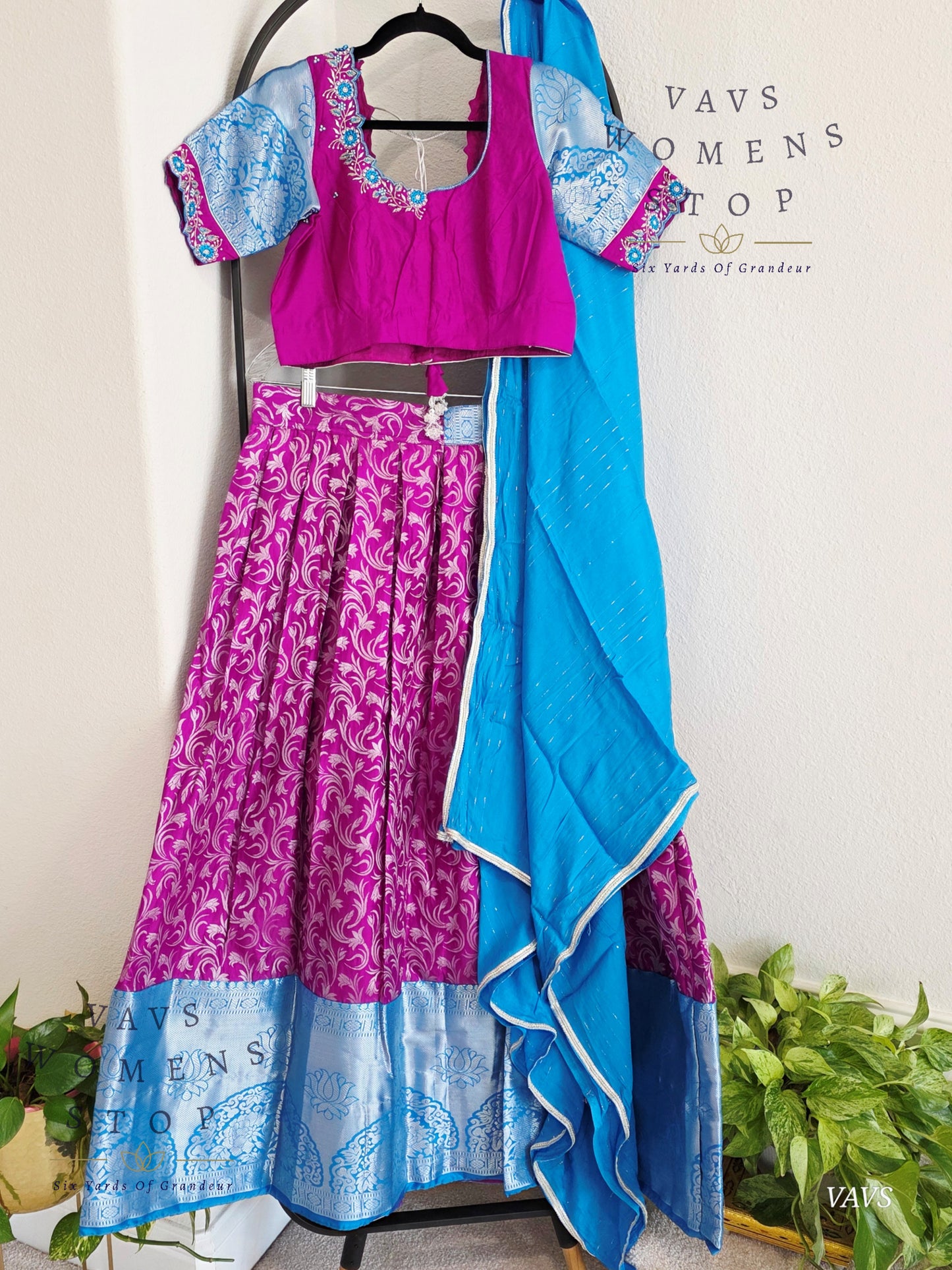 Traditional Half Saree Set