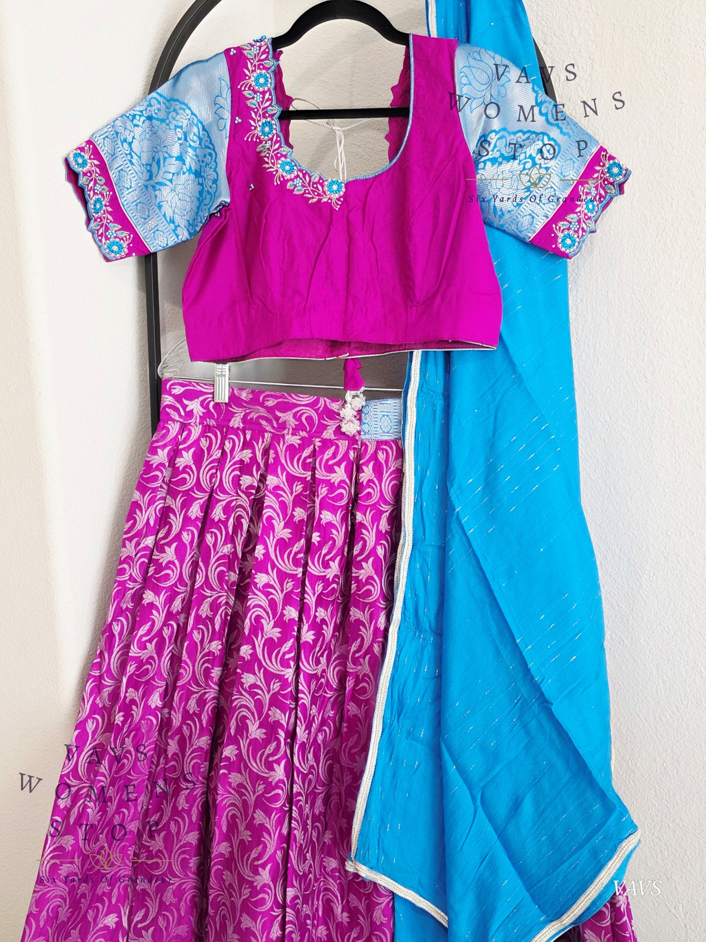 Traditional Half Saree Set