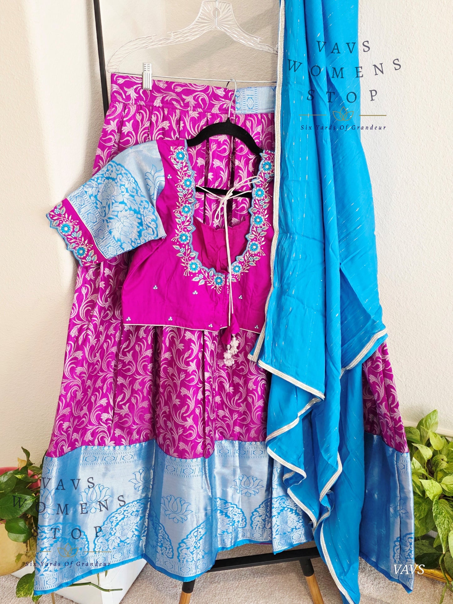 Traditional Half Saree Set