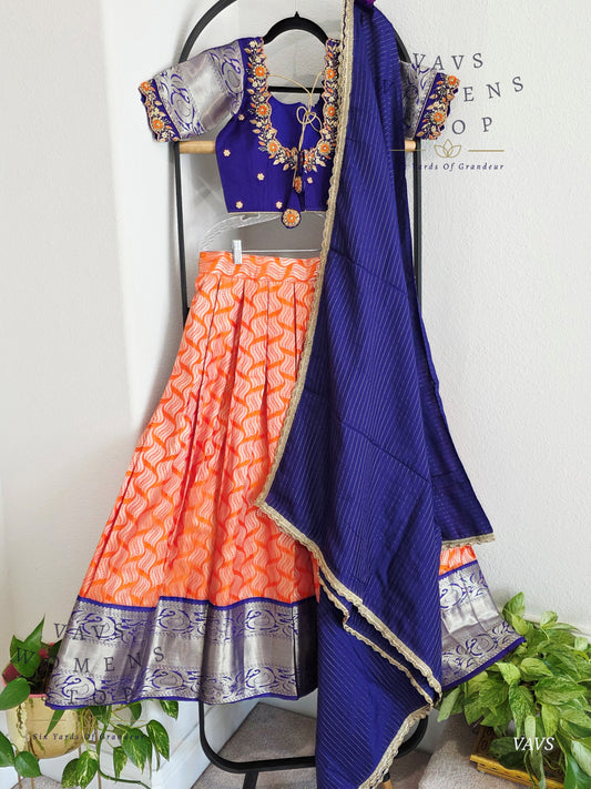 Traditional Half Saree Set