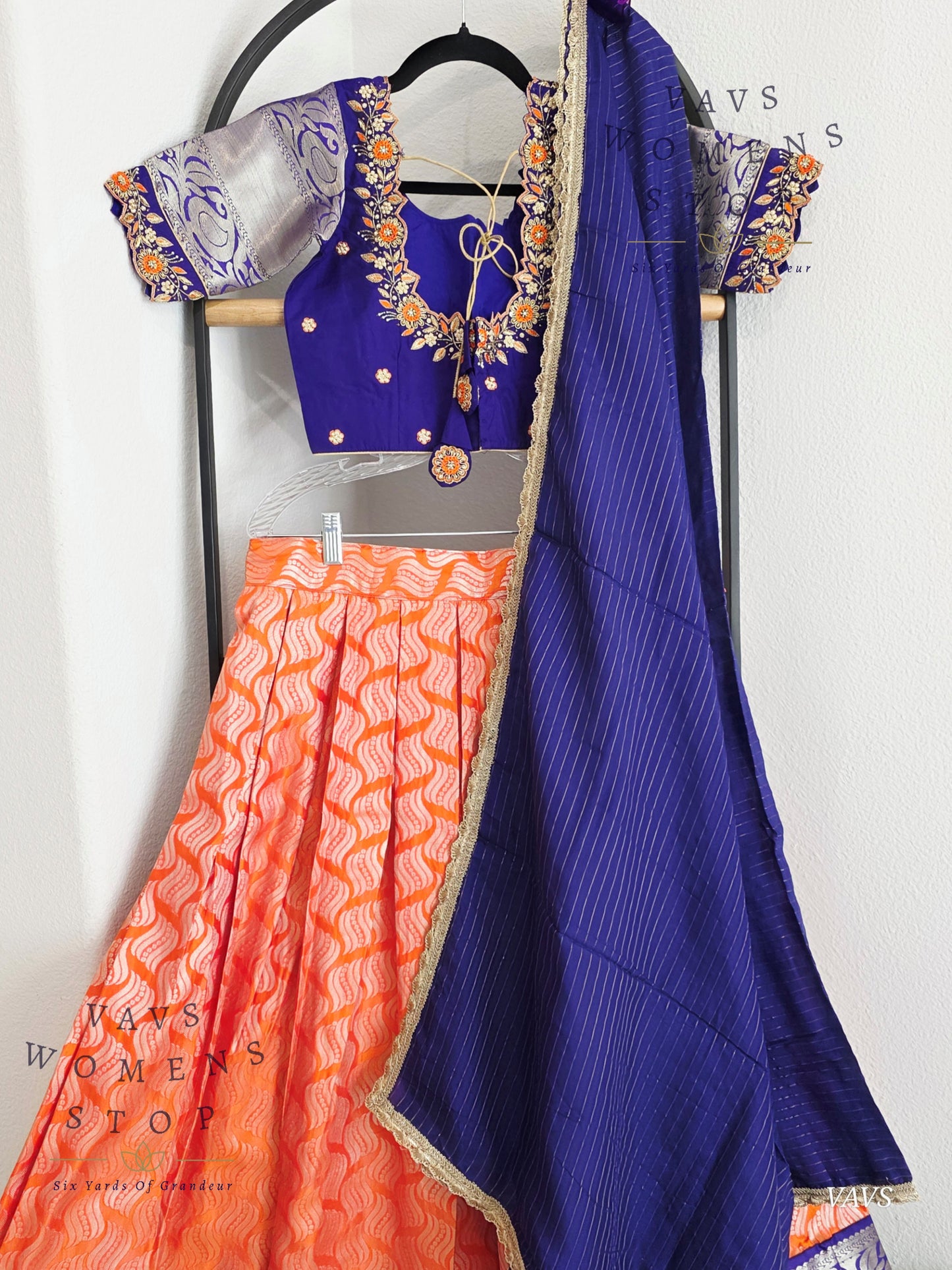 Traditional Half Saree Set