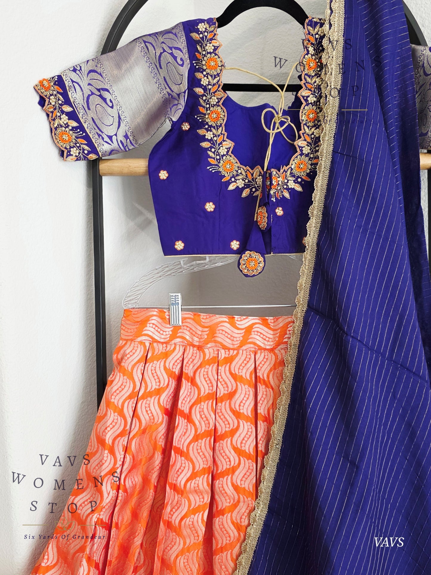 Traditional Half Saree Set