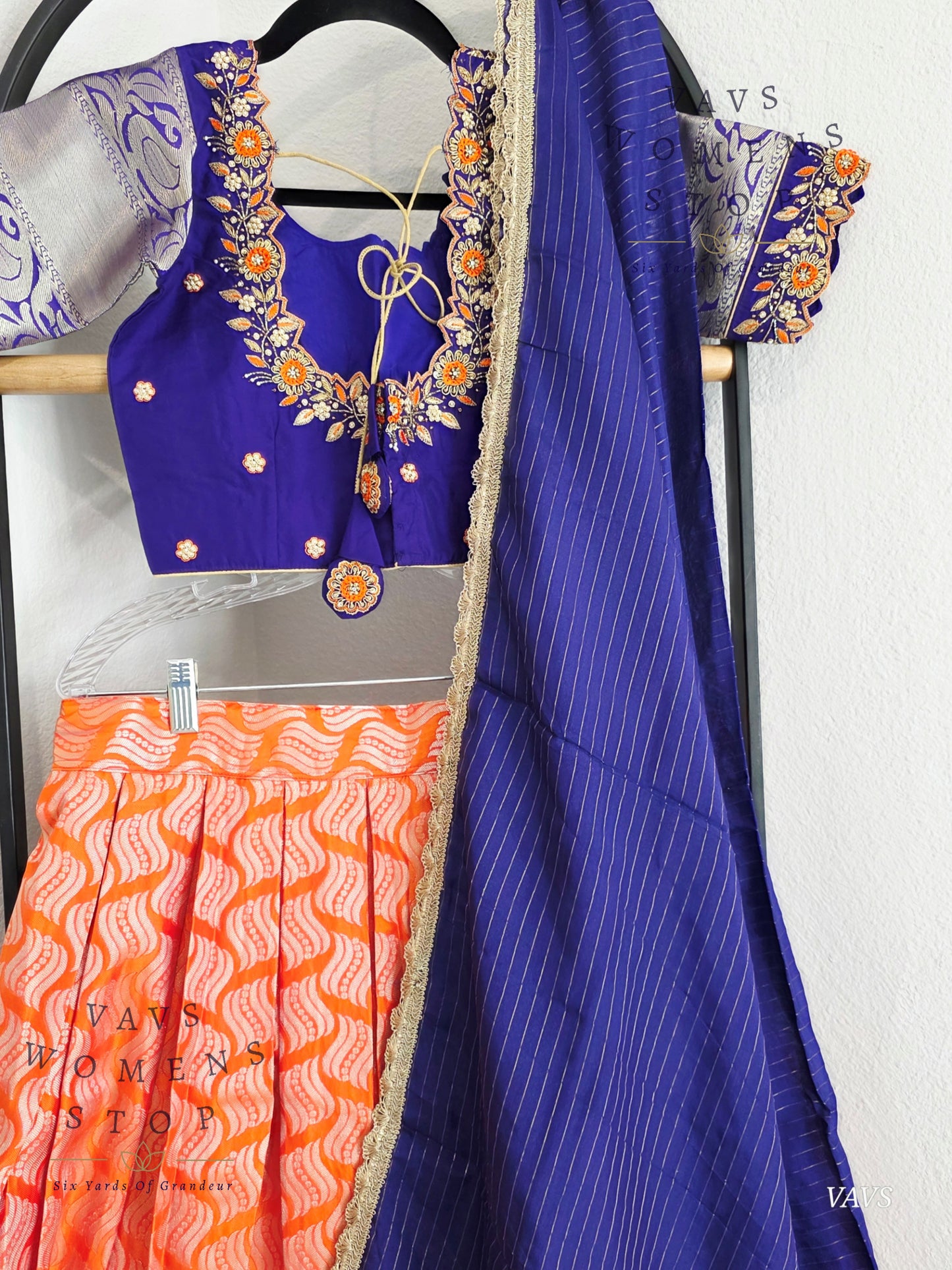 Traditional Half Saree Set