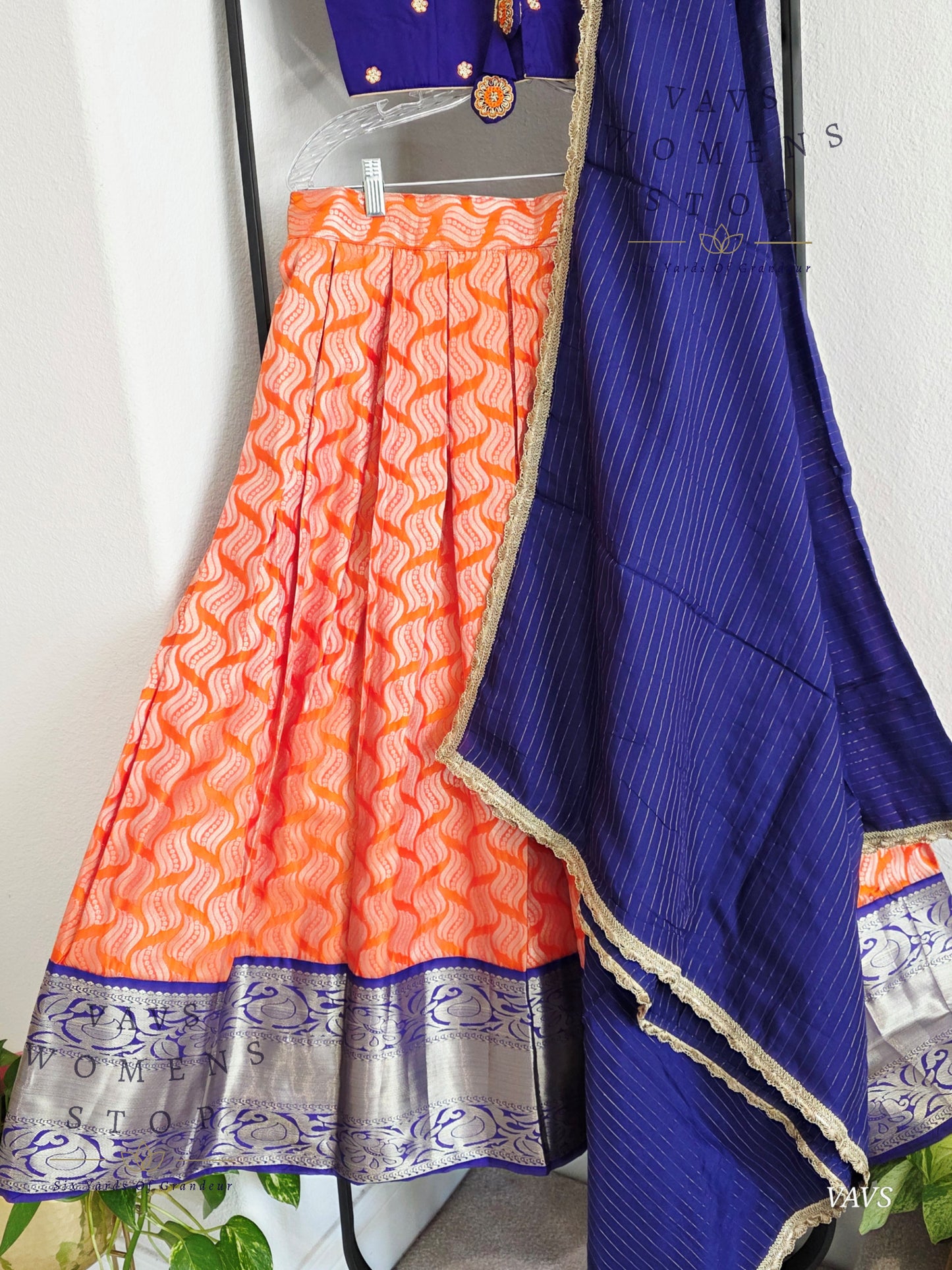 Traditional Half Saree Set