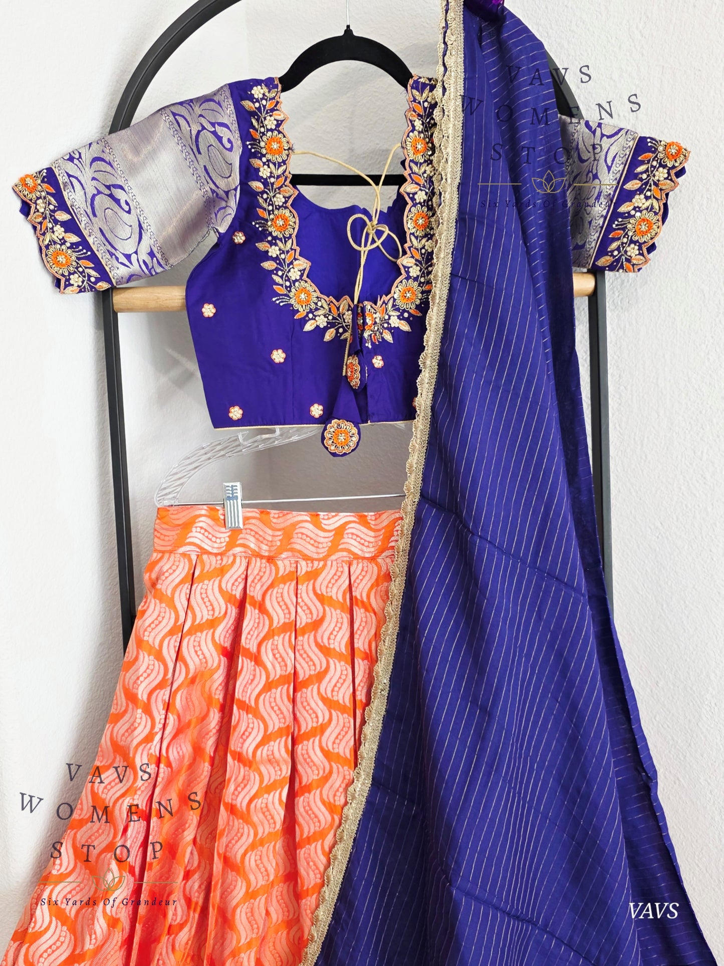 Traditional Half Saree Set