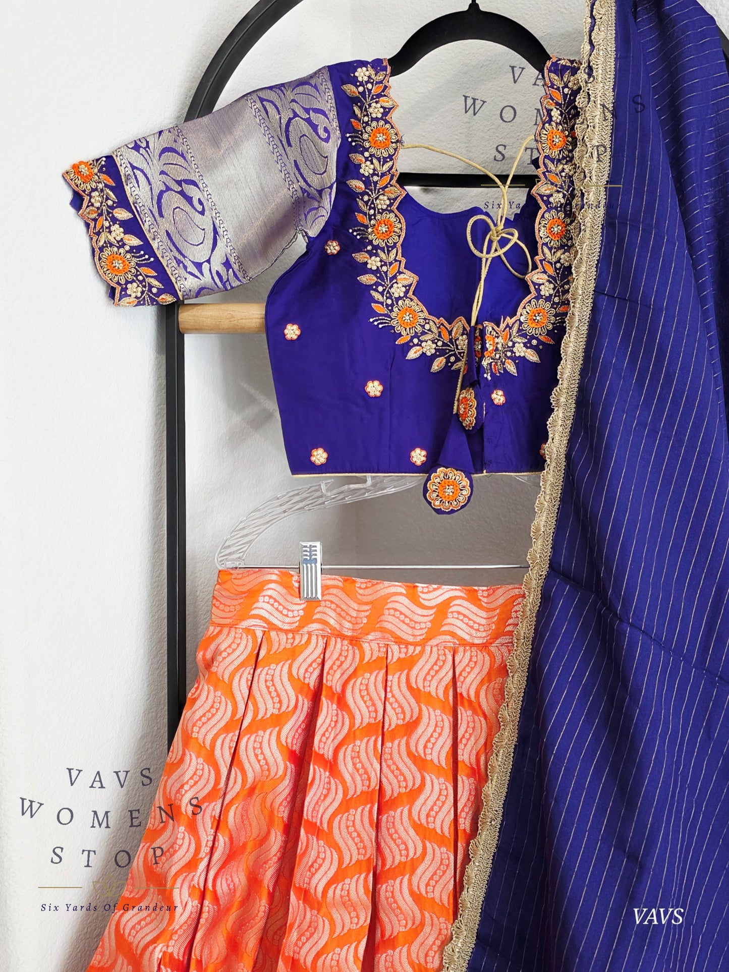 Traditional Half Saree Set