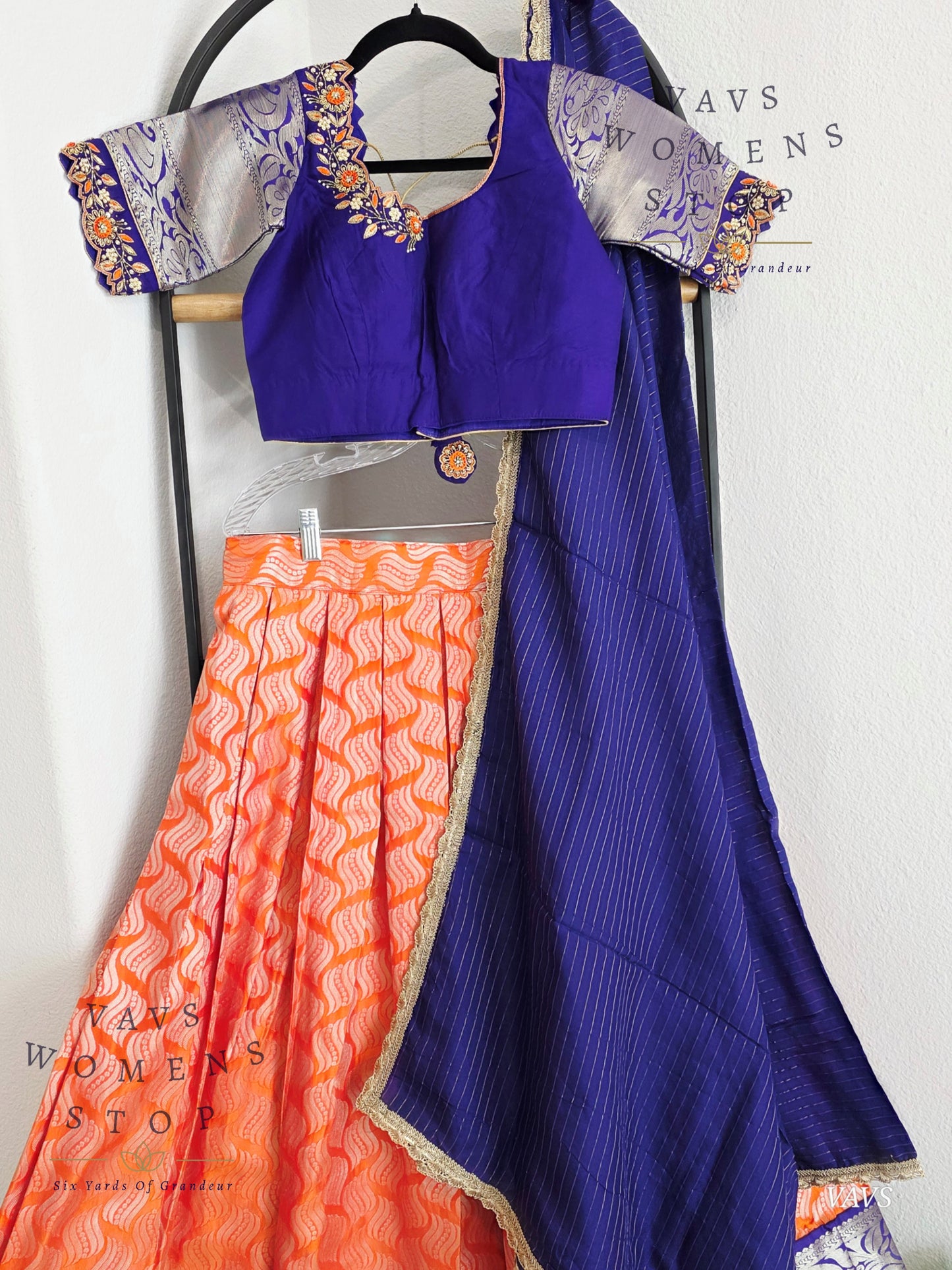 Traditional Half Saree Set