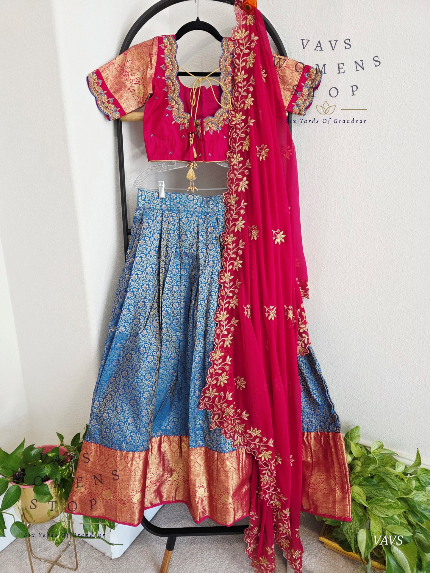 Traditional Half Saree Set