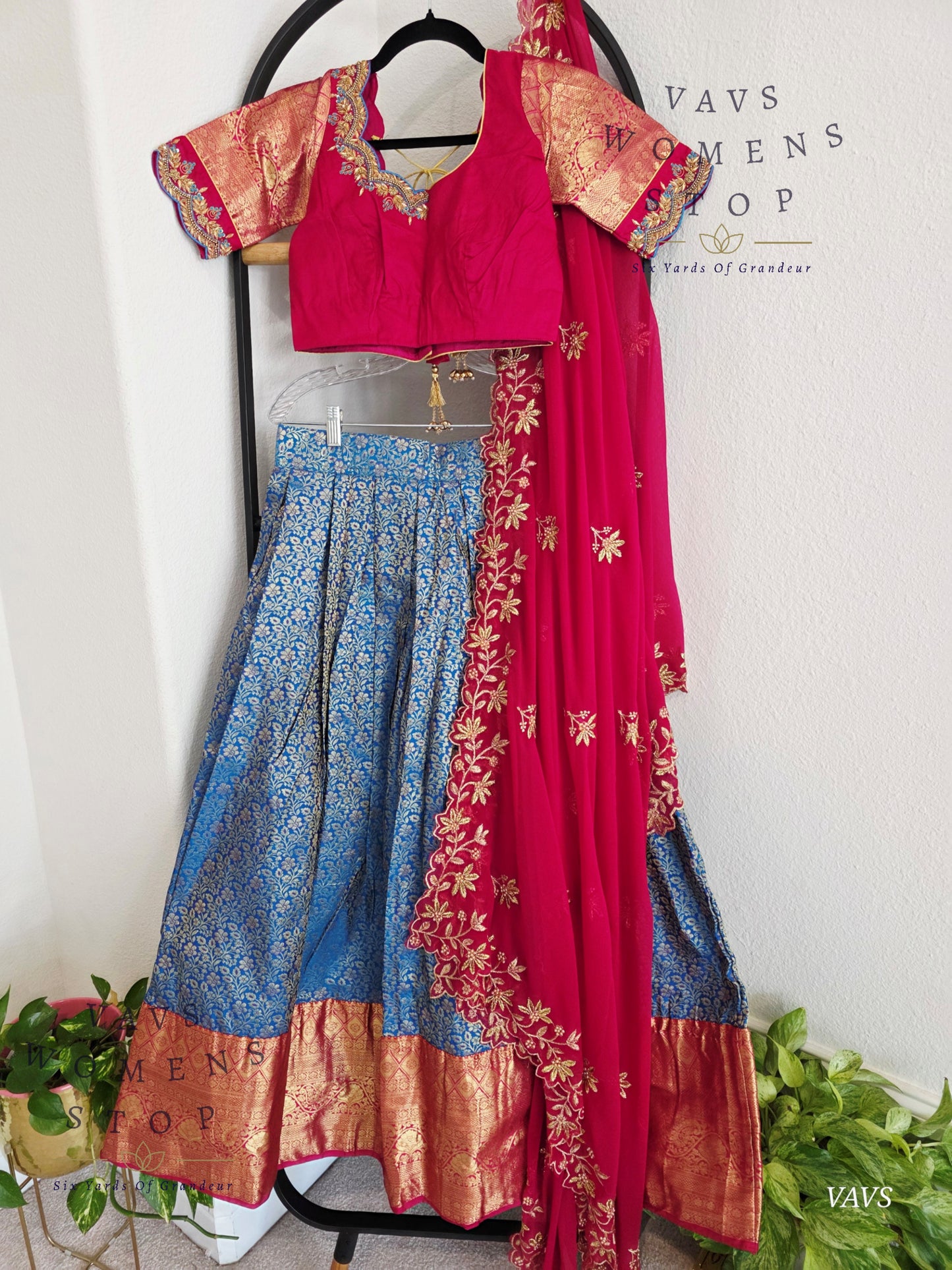 Traditional Half Saree Set