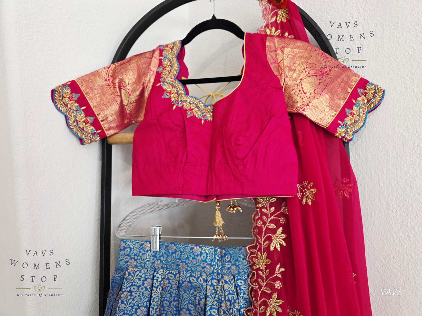 Traditional Half Saree Set