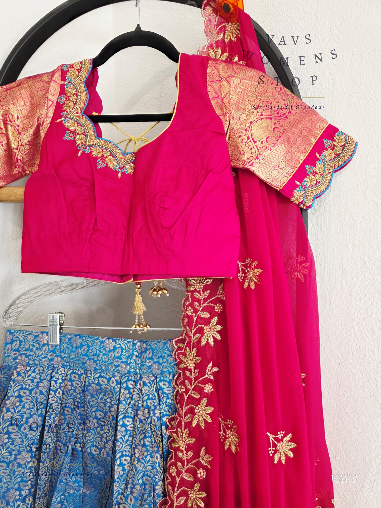 Traditional Half Saree Set