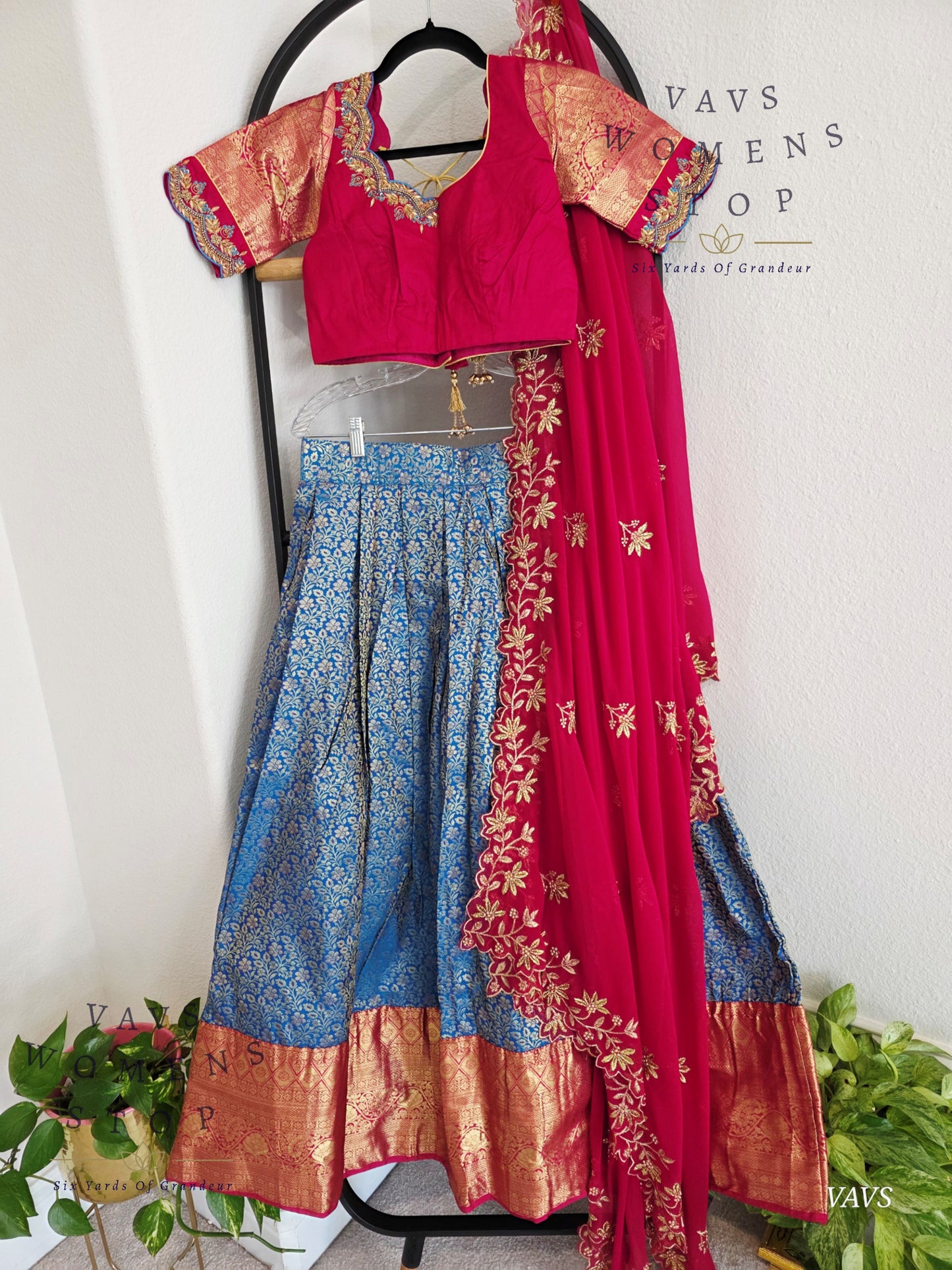 Traditional Half Saree Set