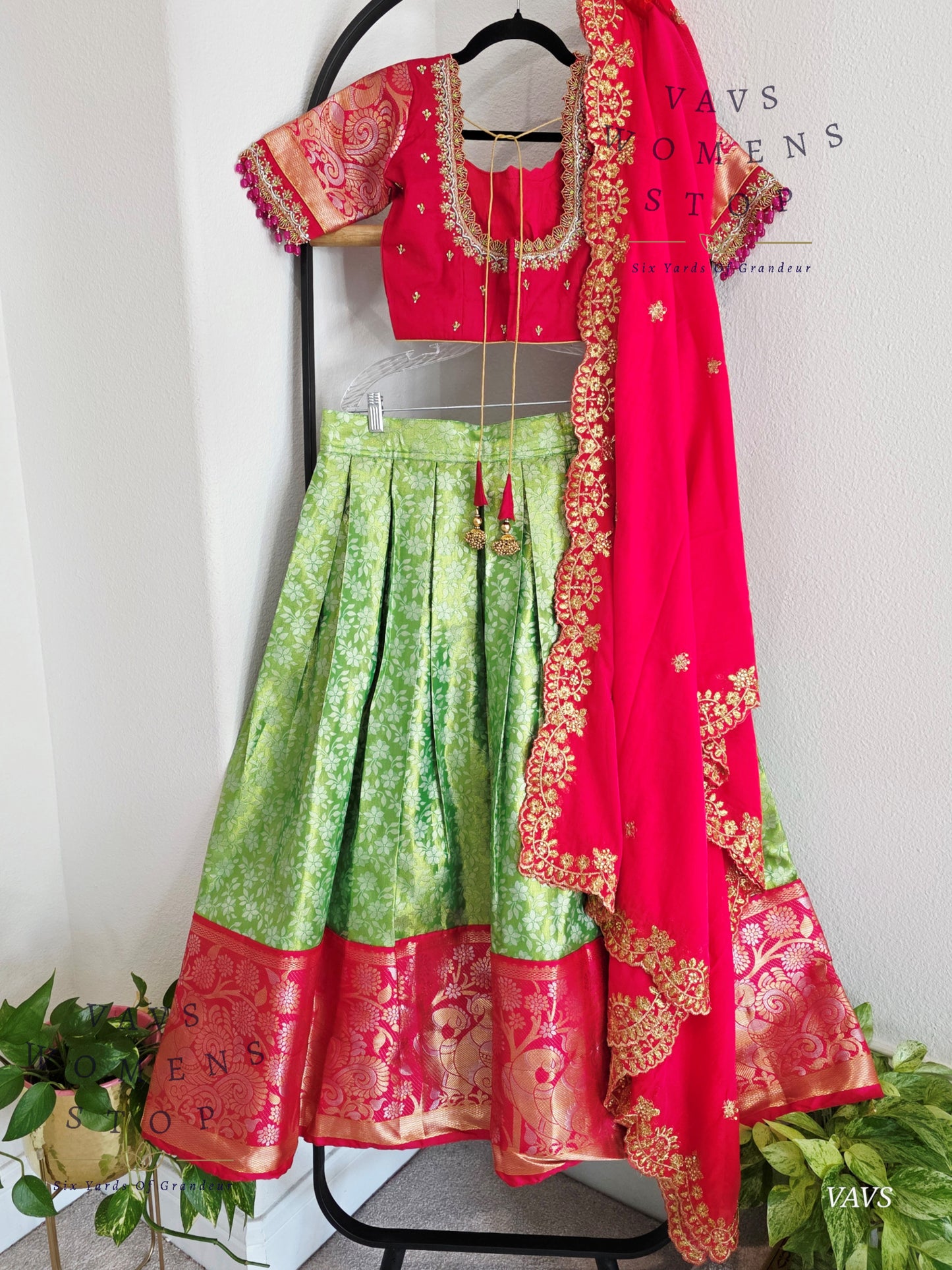 Traditional Half Saree Set