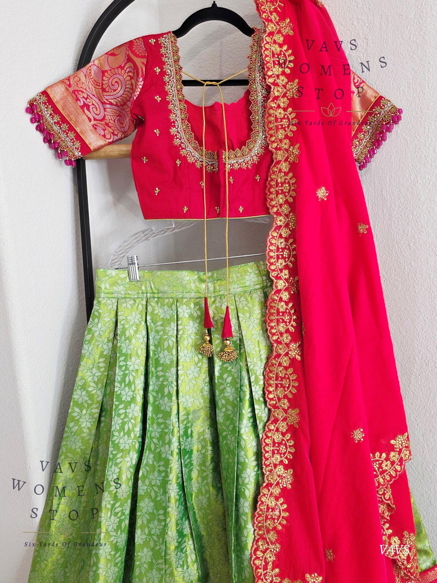 Traditional Half Saree Set