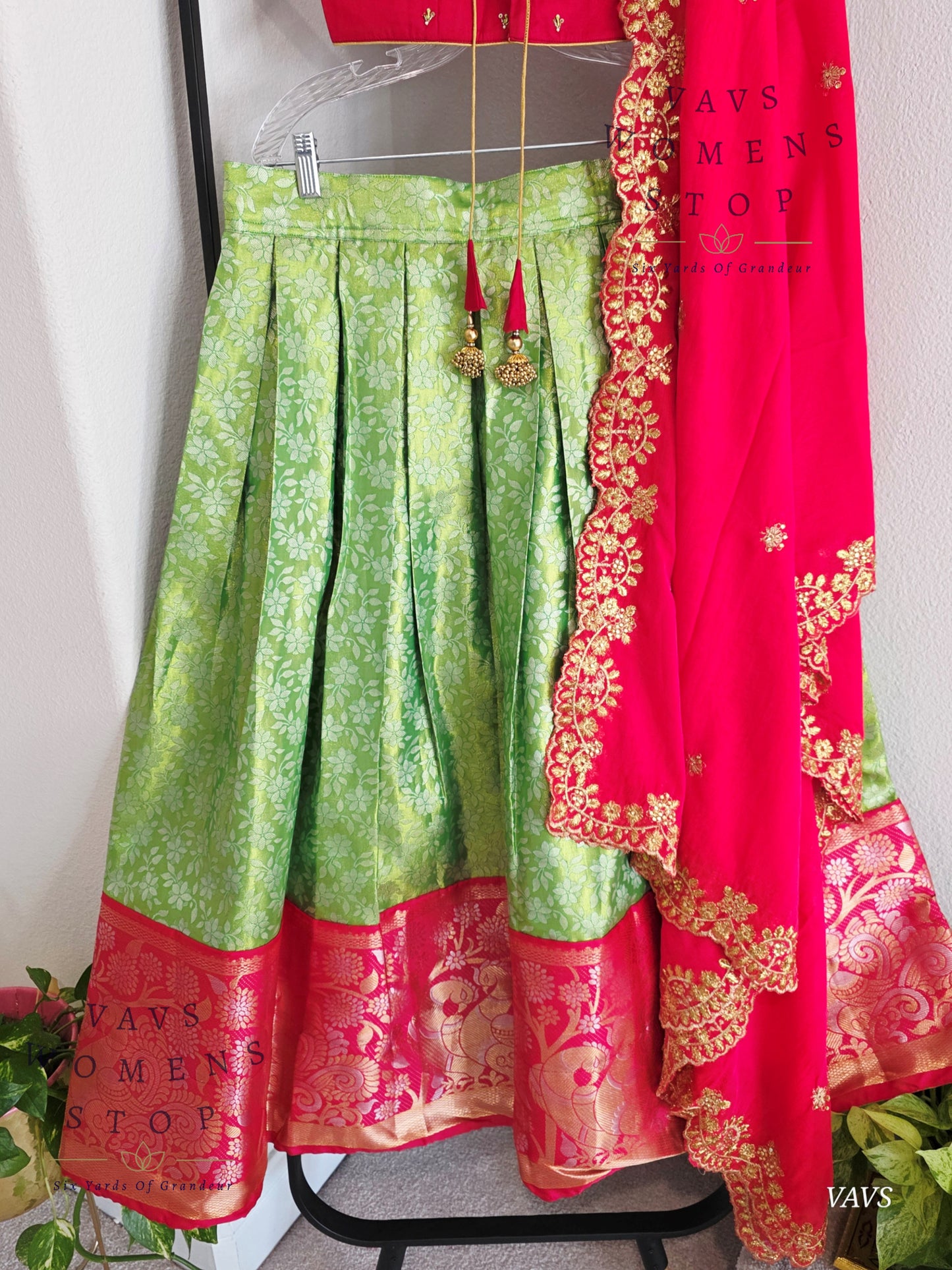 Traditional Half Saree Set