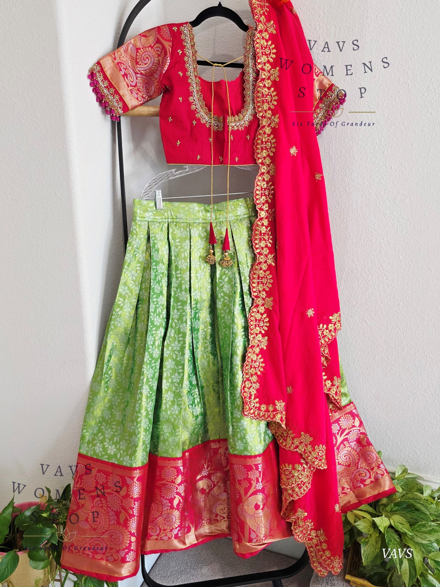 Traditional Half Saree Set
