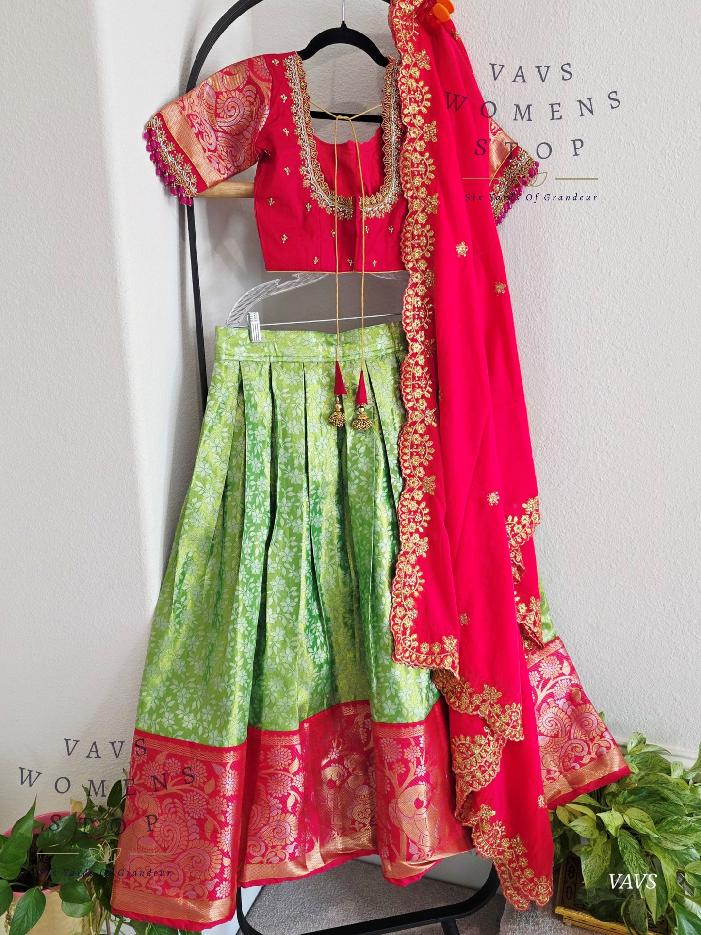 Traditional Half Saree Set
