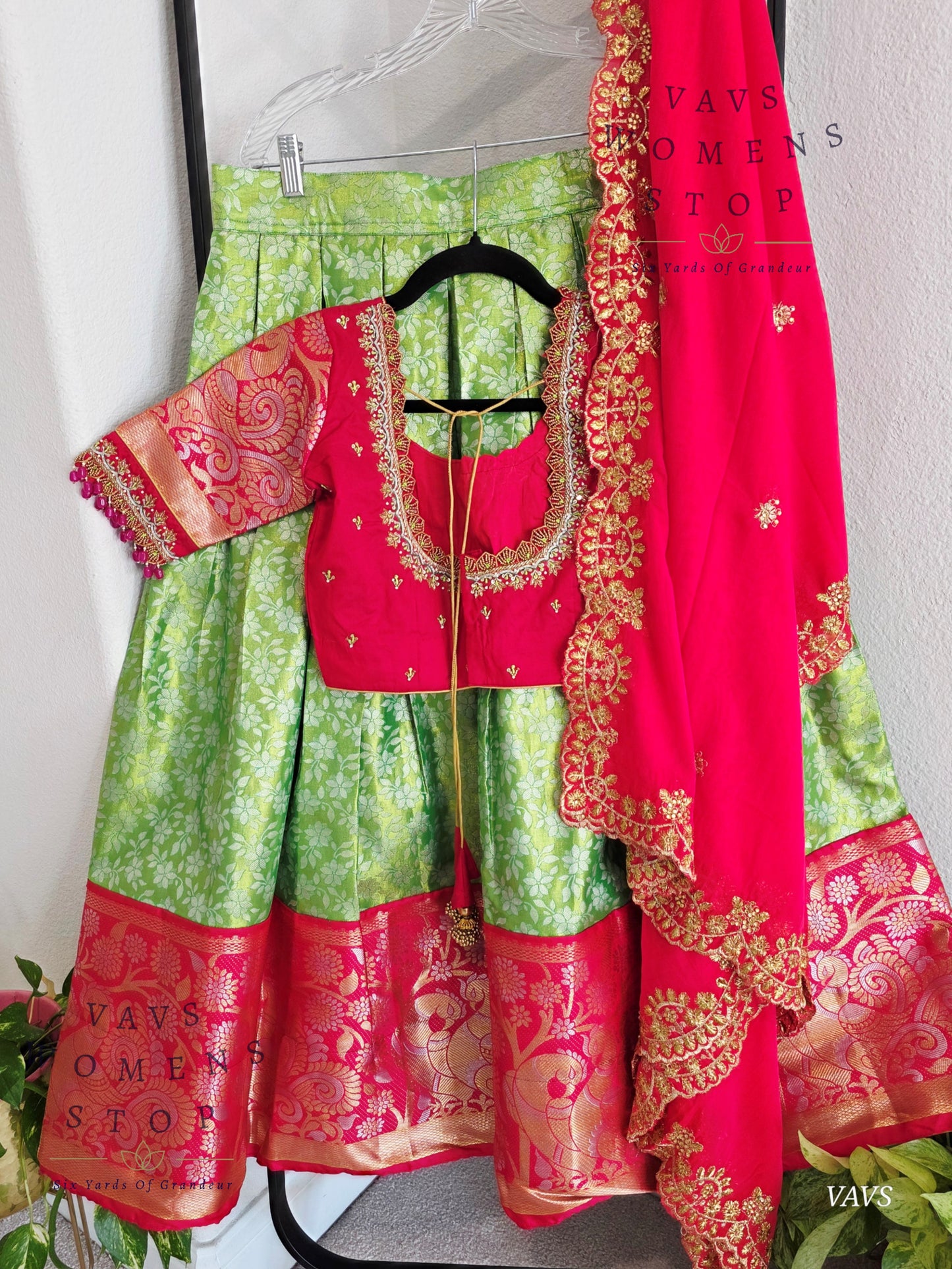 Traditional Half Saree Set