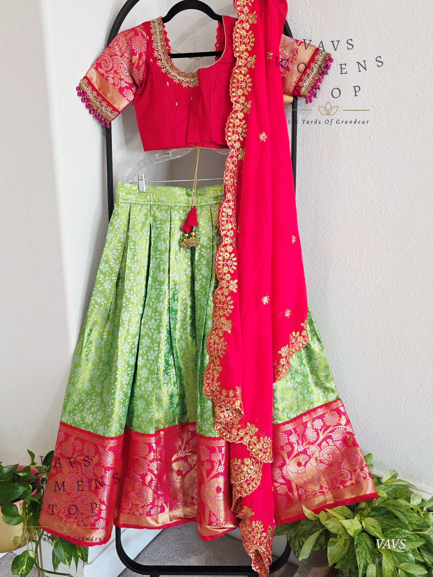 Traditional Half Saree Set