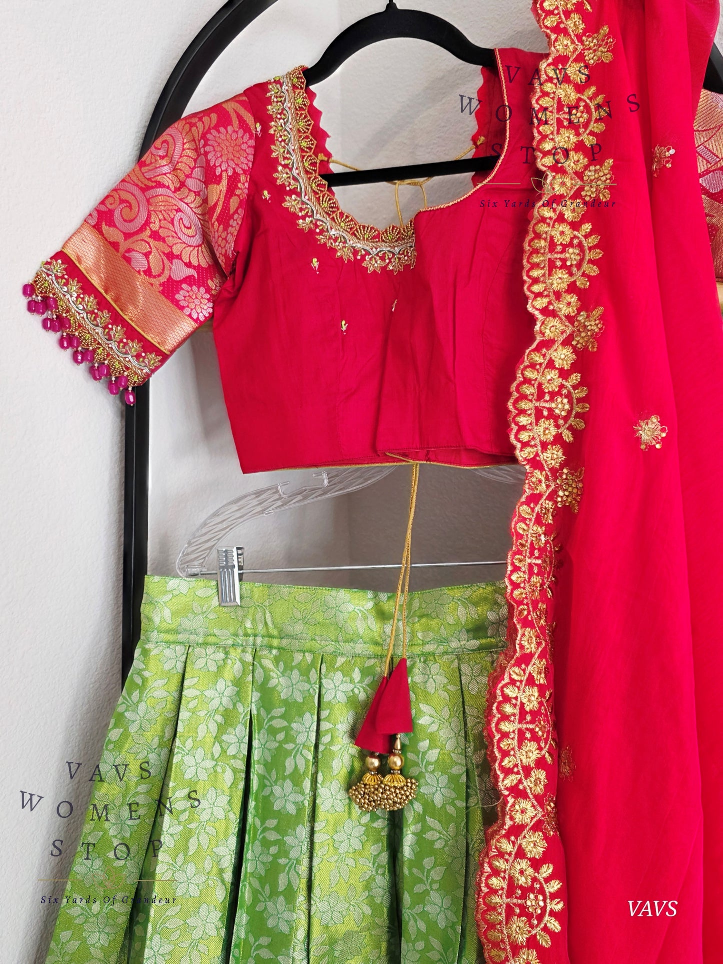 Traditional Half Saree Set