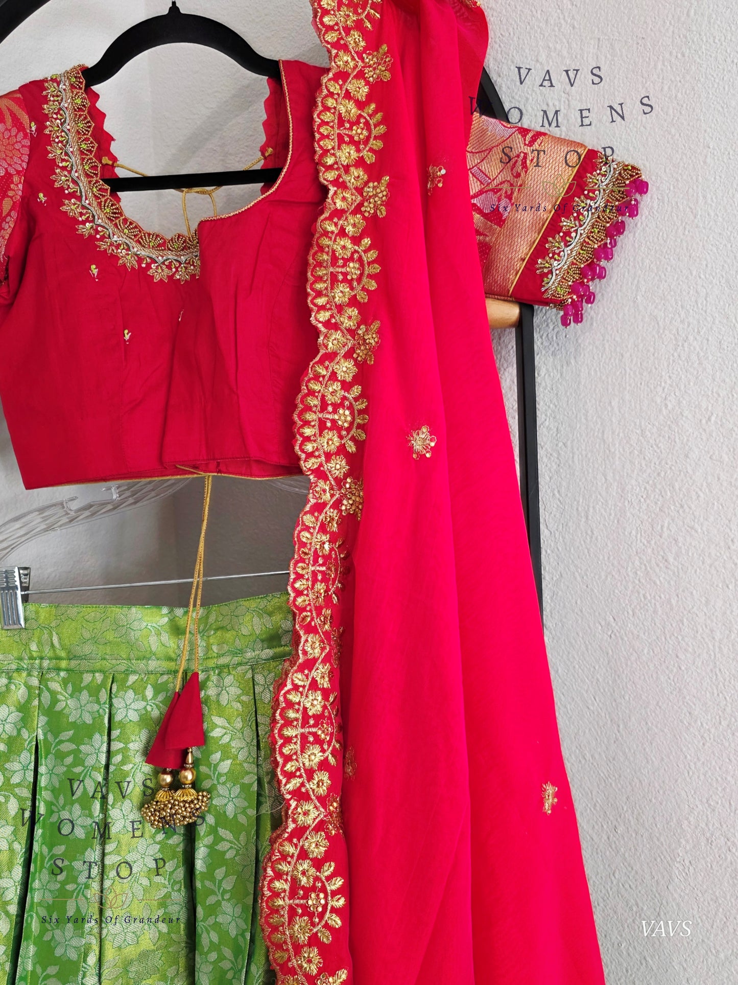 Traditional Half Saree Set