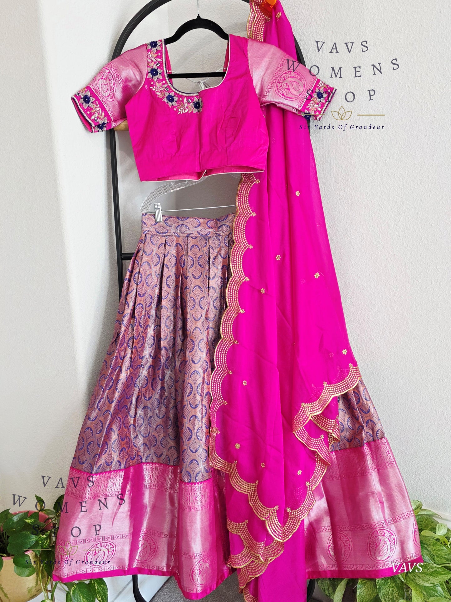Traditional Half Saree Set