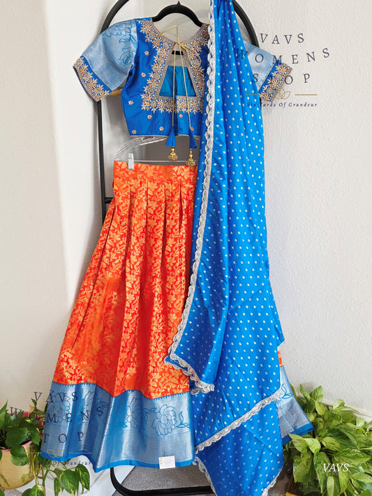 Traditional Half Saree Set