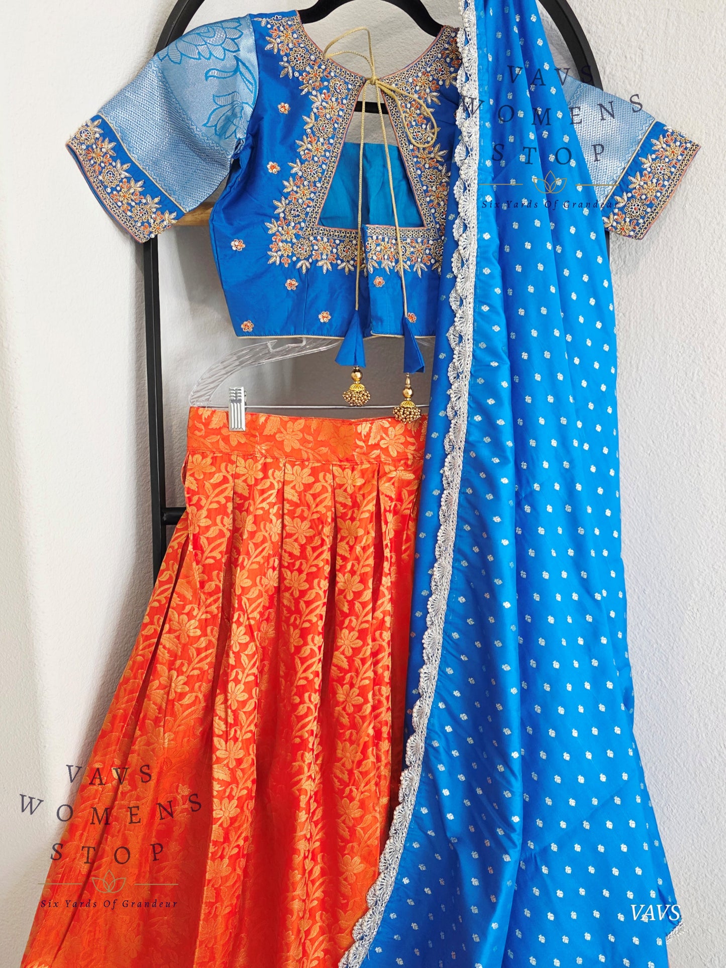 Traditional Half Saree Set