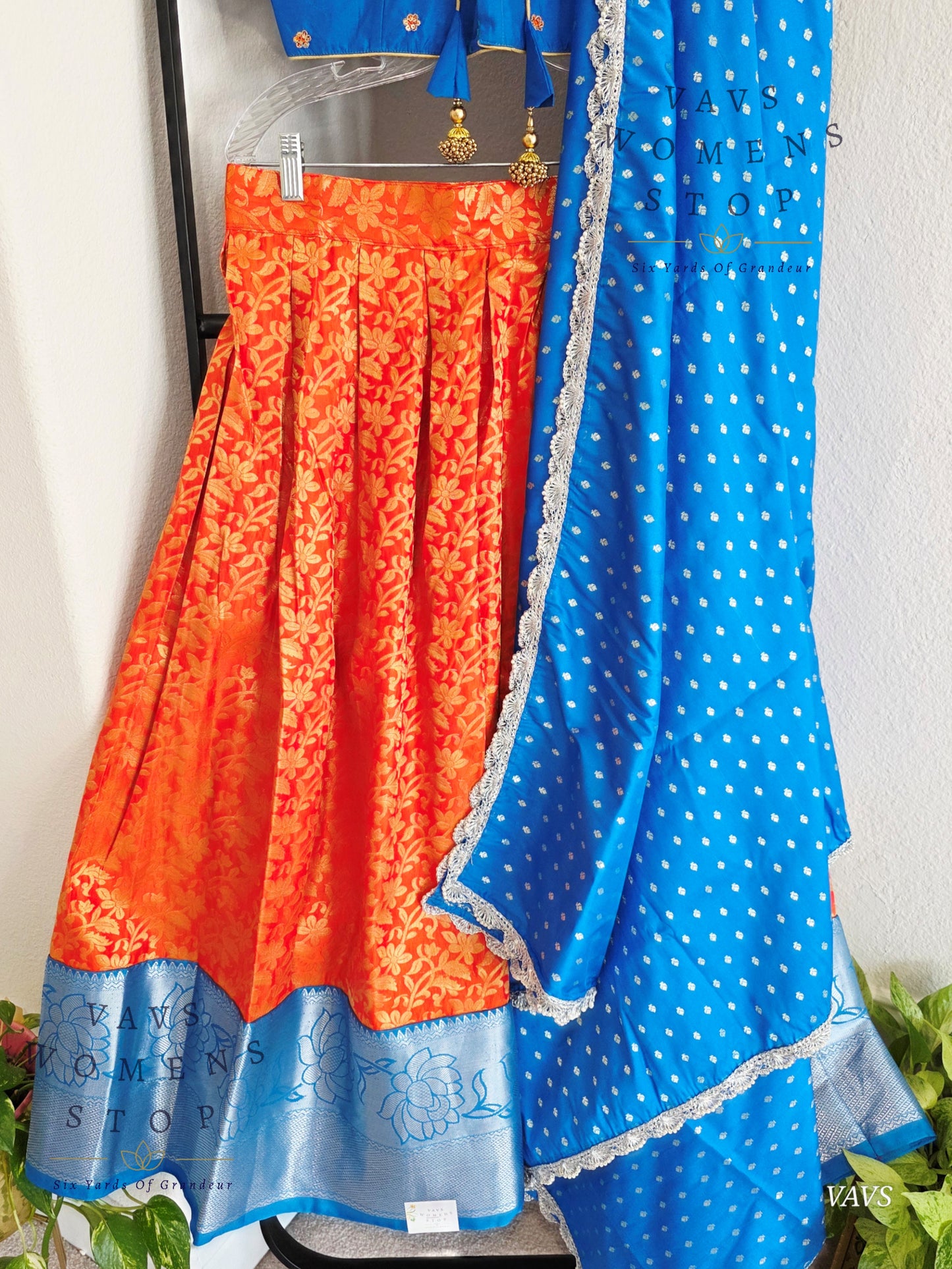 Traditional Half Saree Set