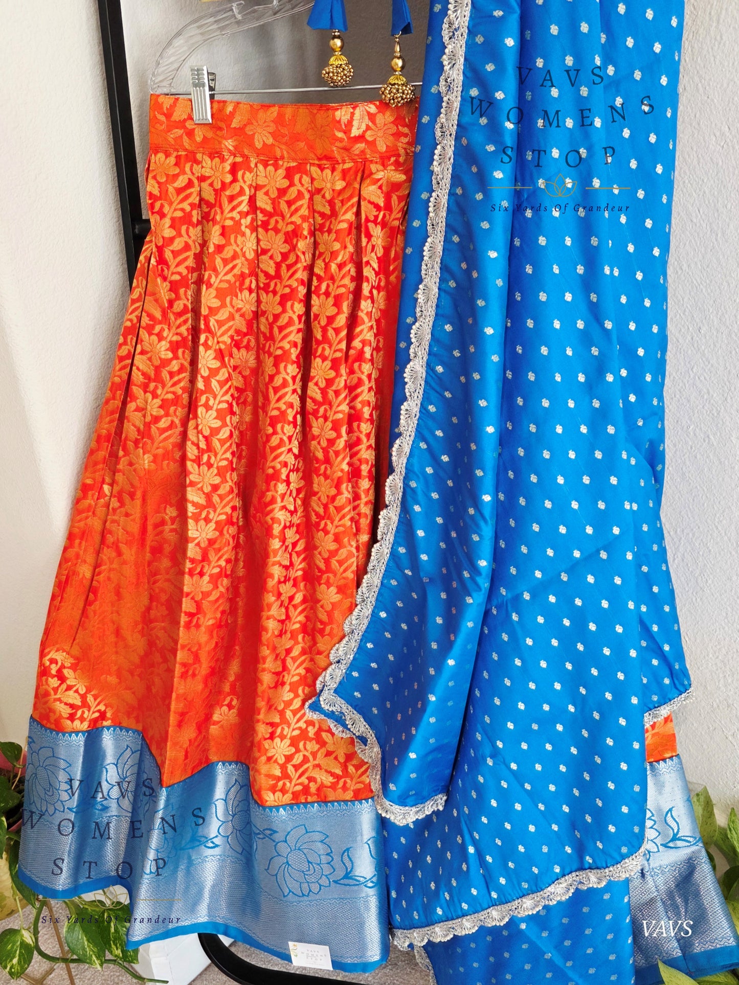 Traditional Half Saree Set