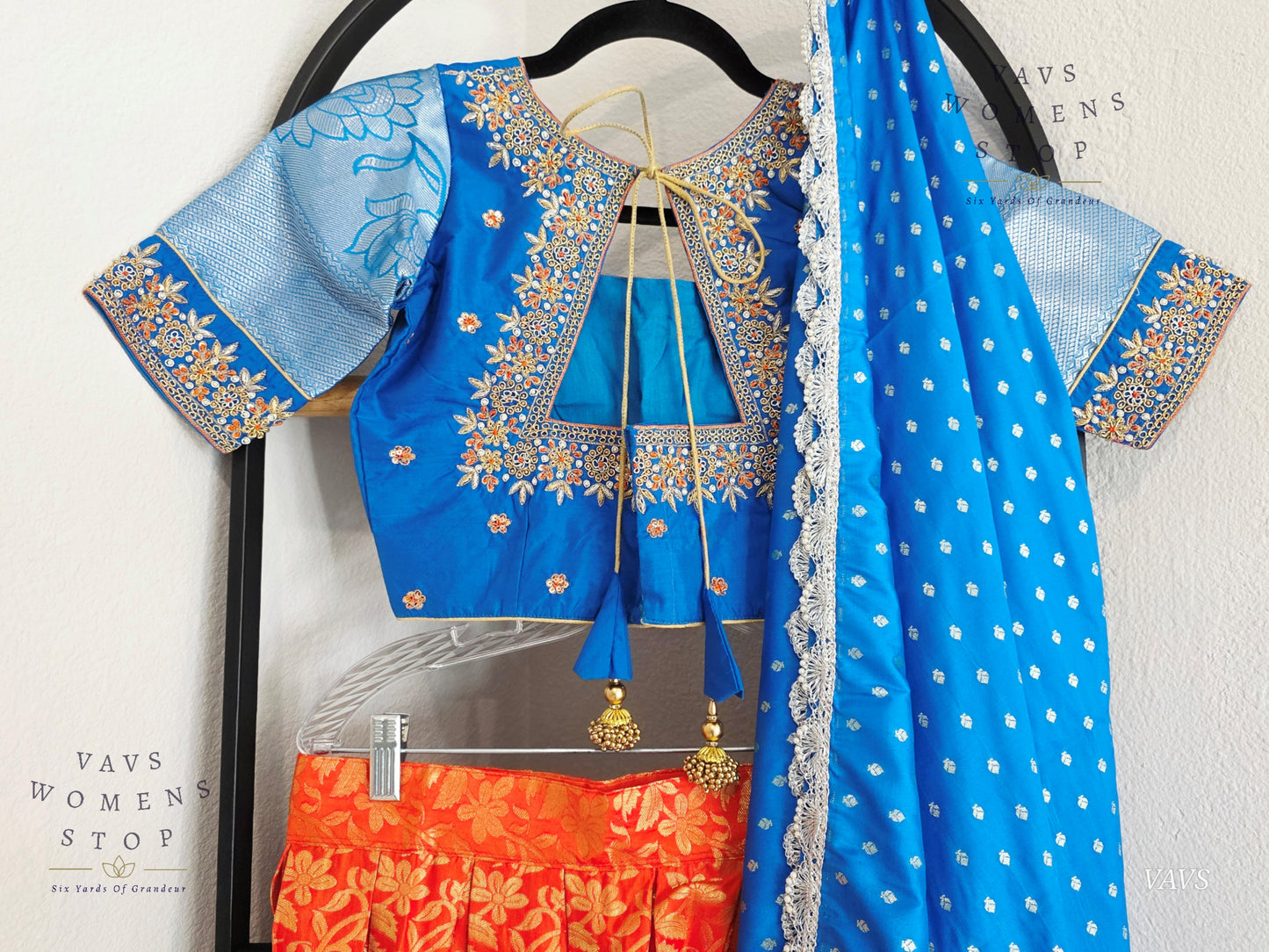 Traditional Half Saree Set