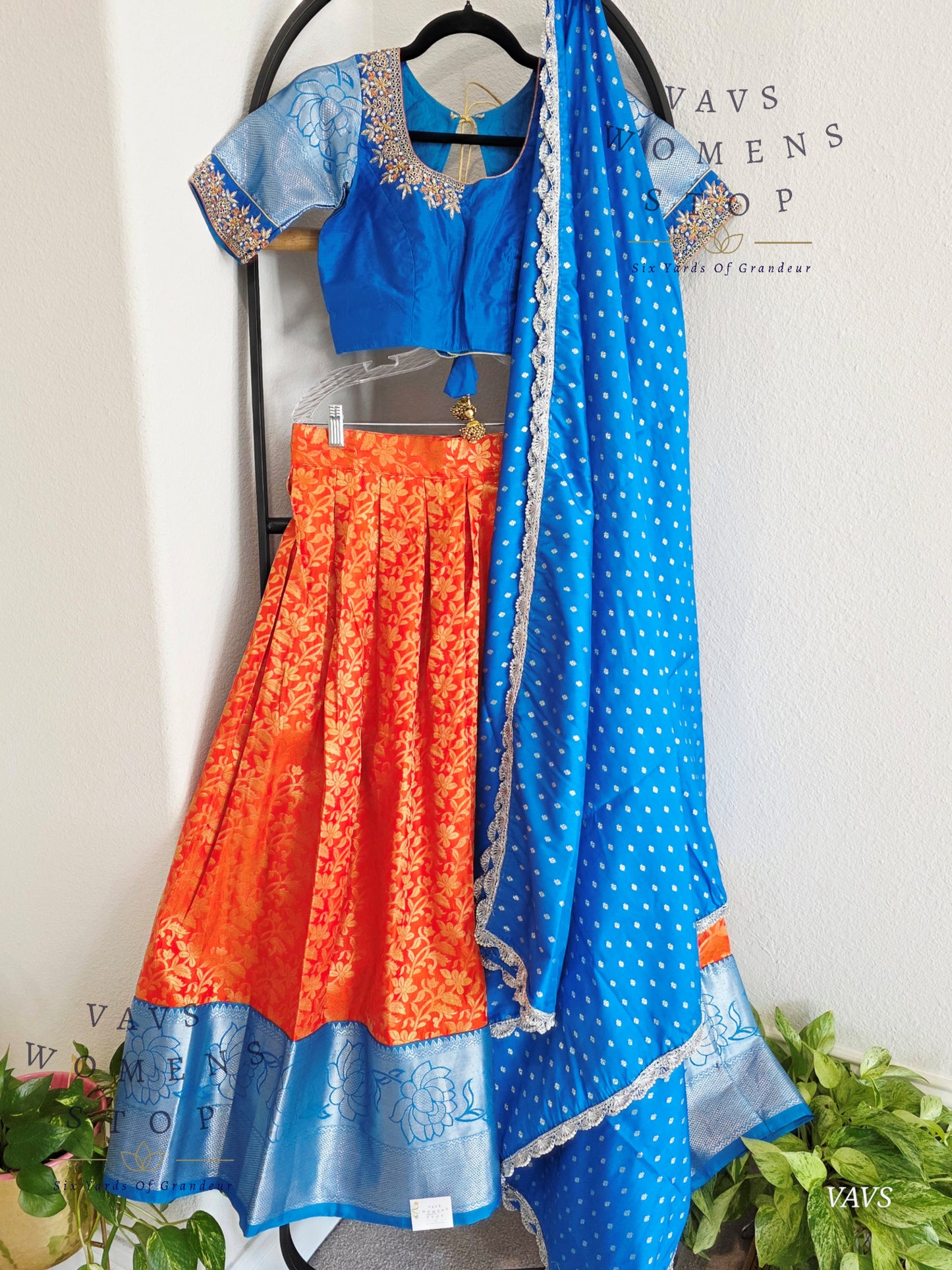 Traditional Half Saree Set