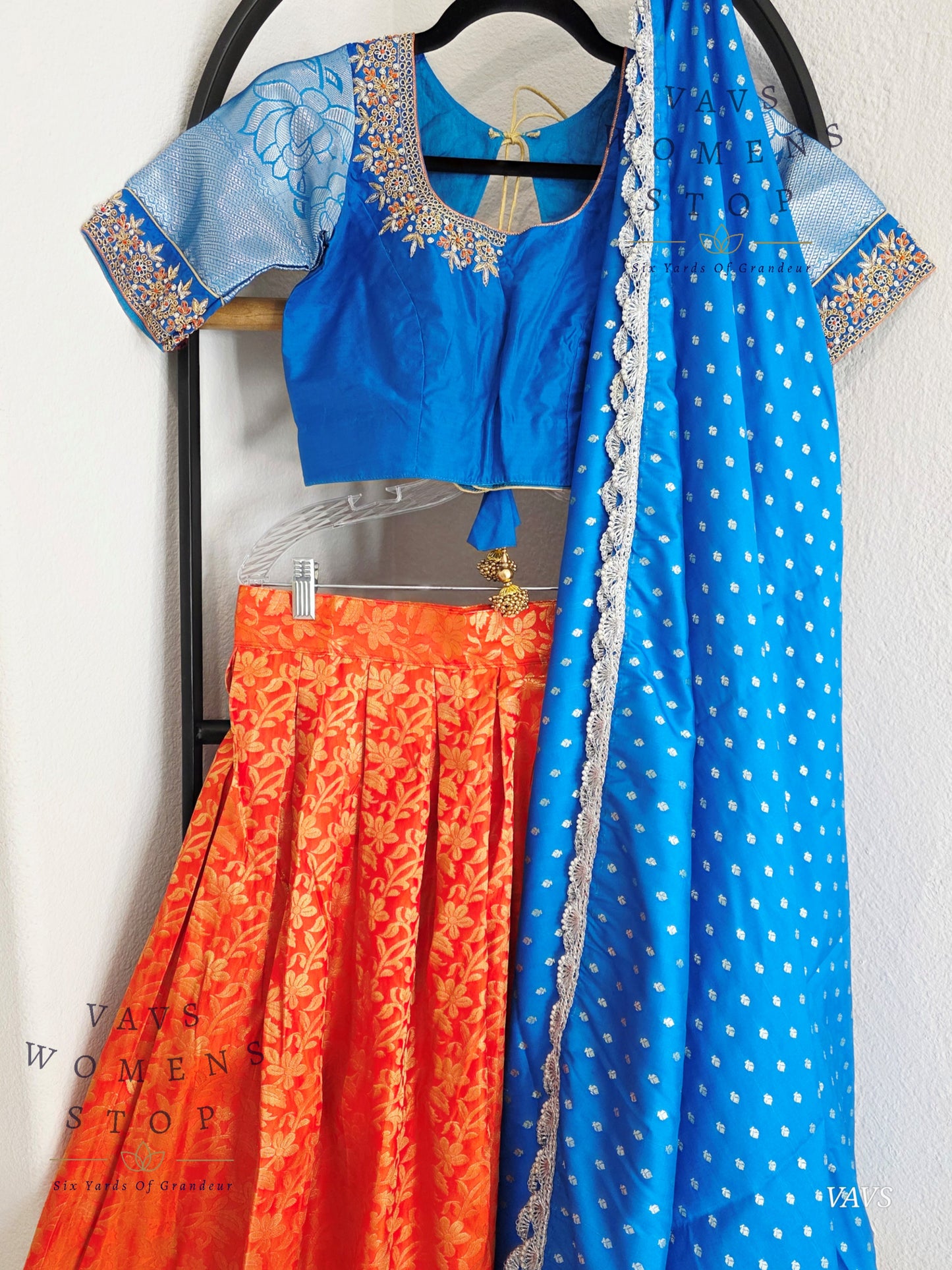 Traditional Half Saree Set