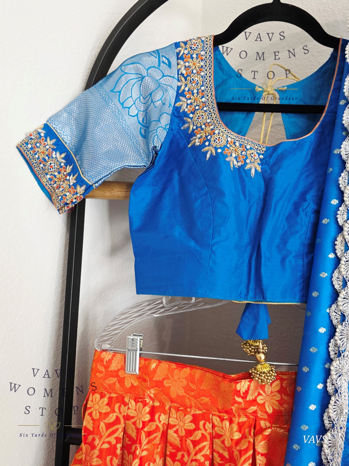 Traditional Half Saree Set