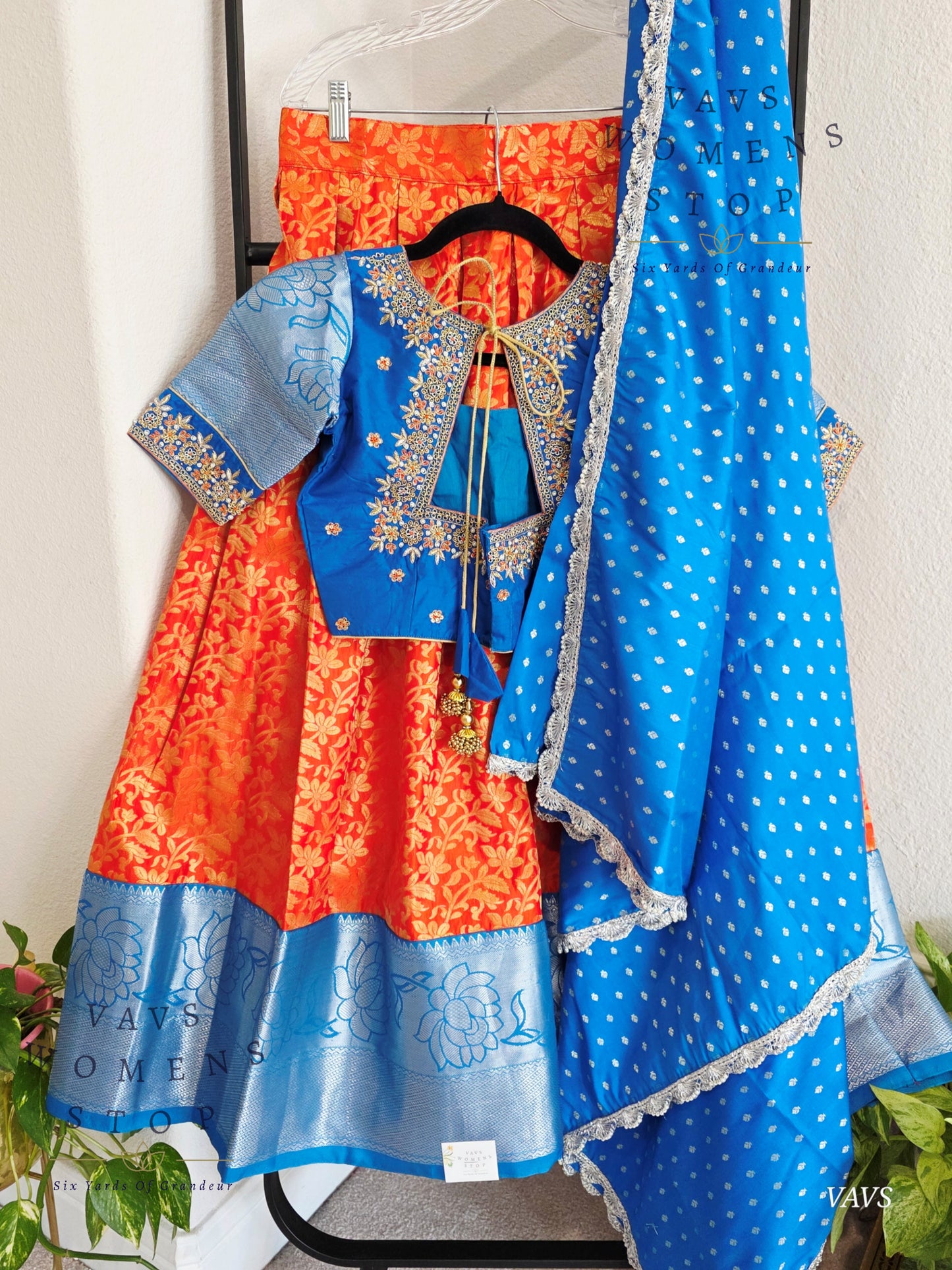 Traditional Half Saree Set