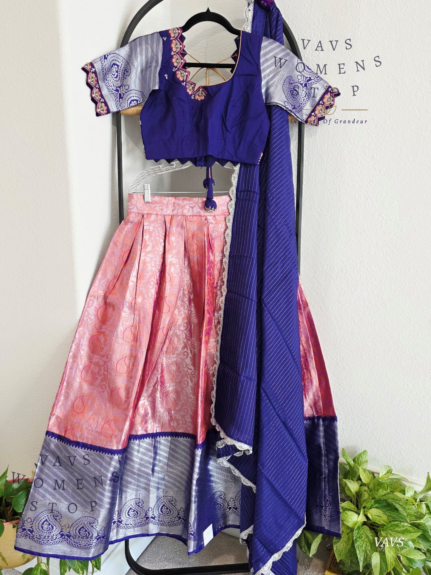 Traditional Half Saree Set