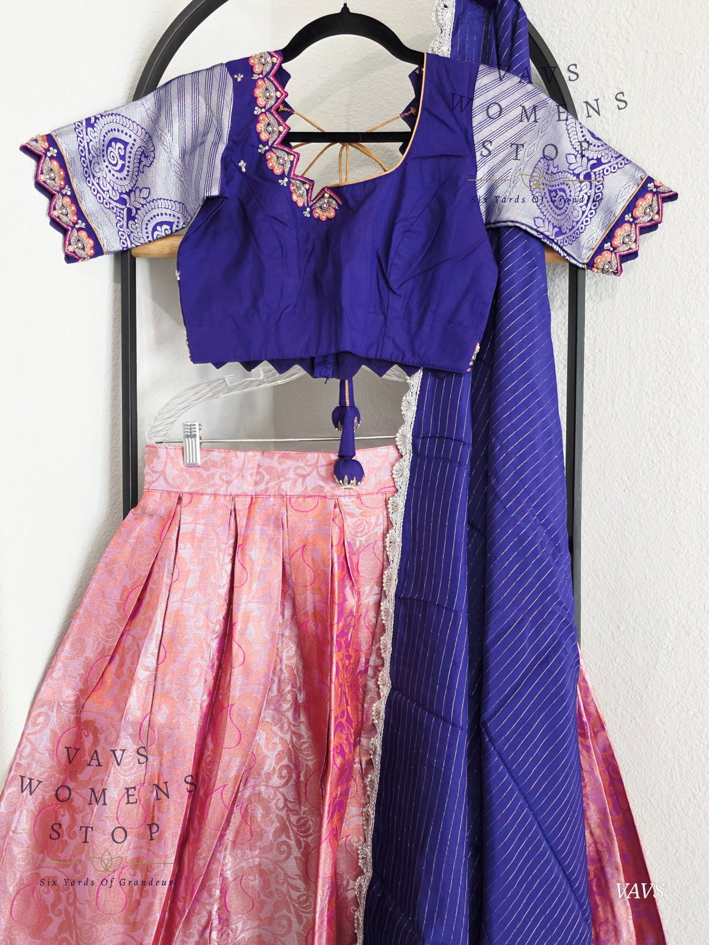 Traditional Half Saree Set