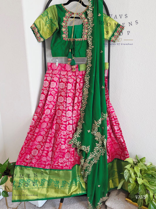 Traditional Half Saree Set