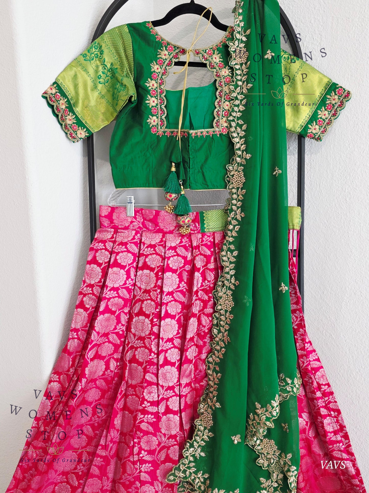 Traditional Half Saree Set