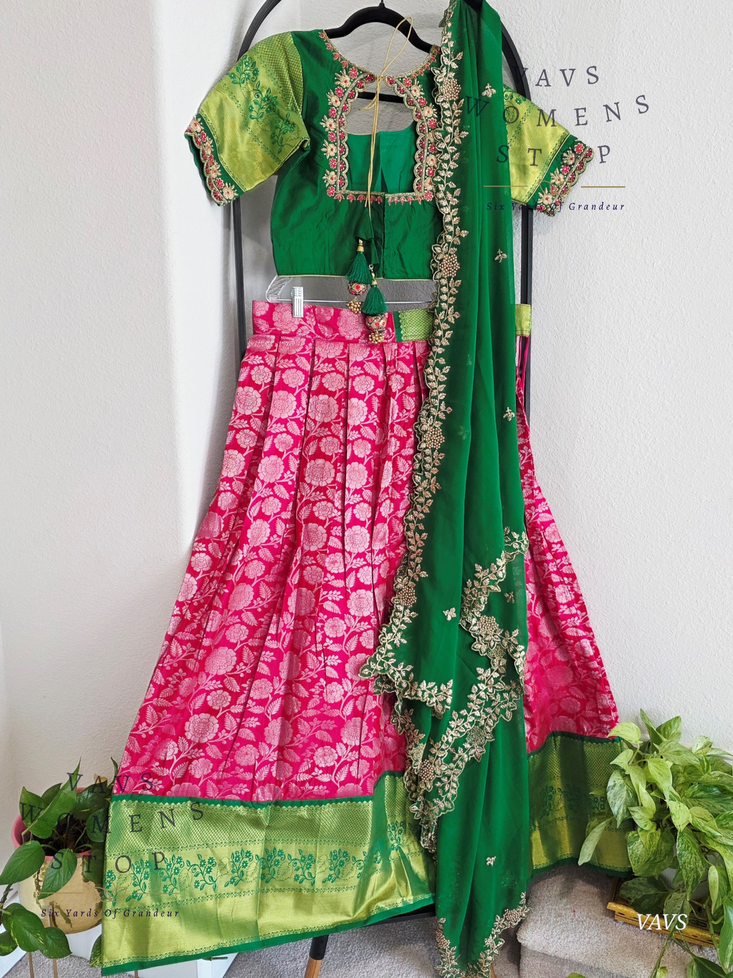 Traditional Half Saree Set