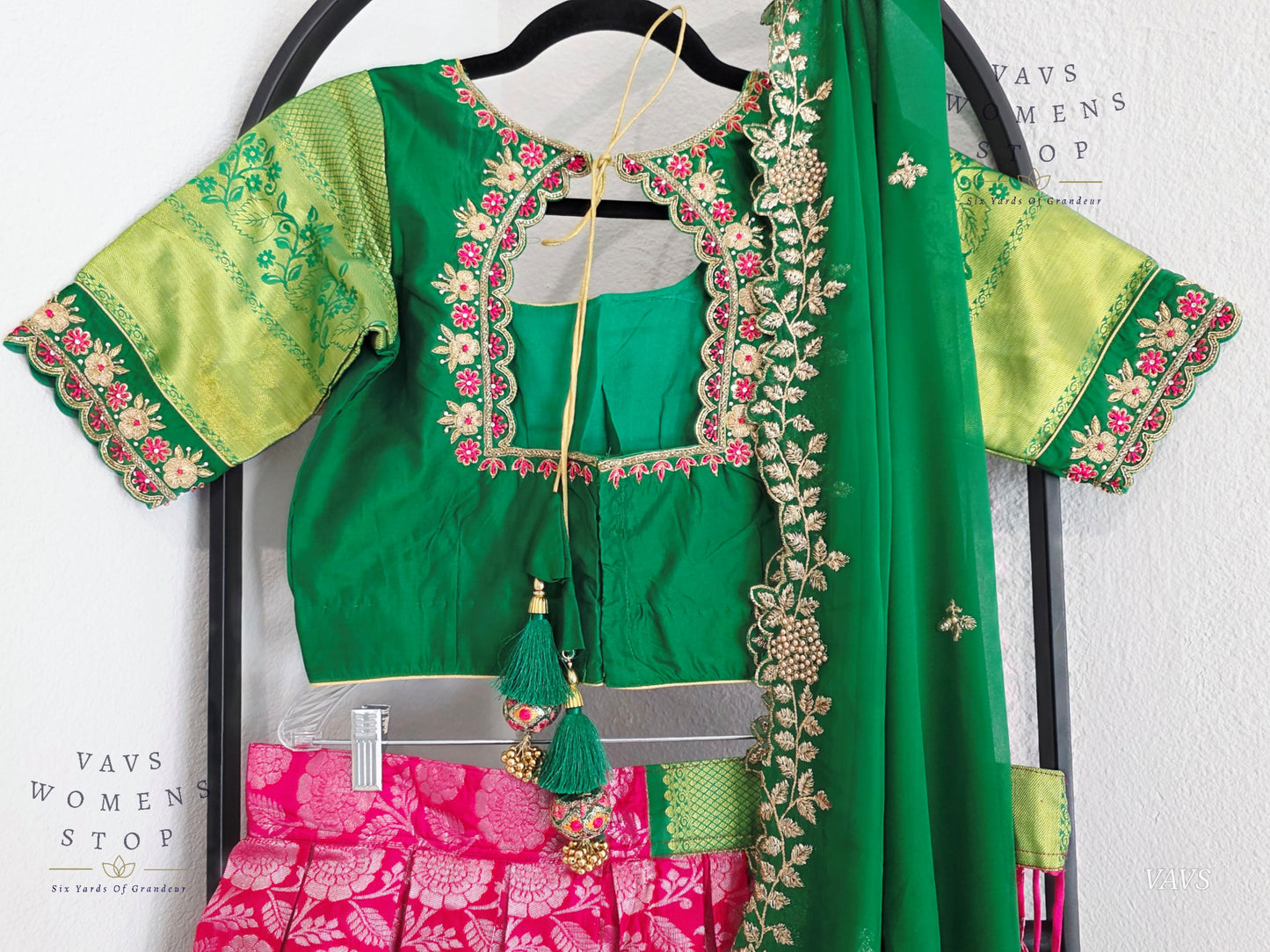 Traditional Half Saree Set