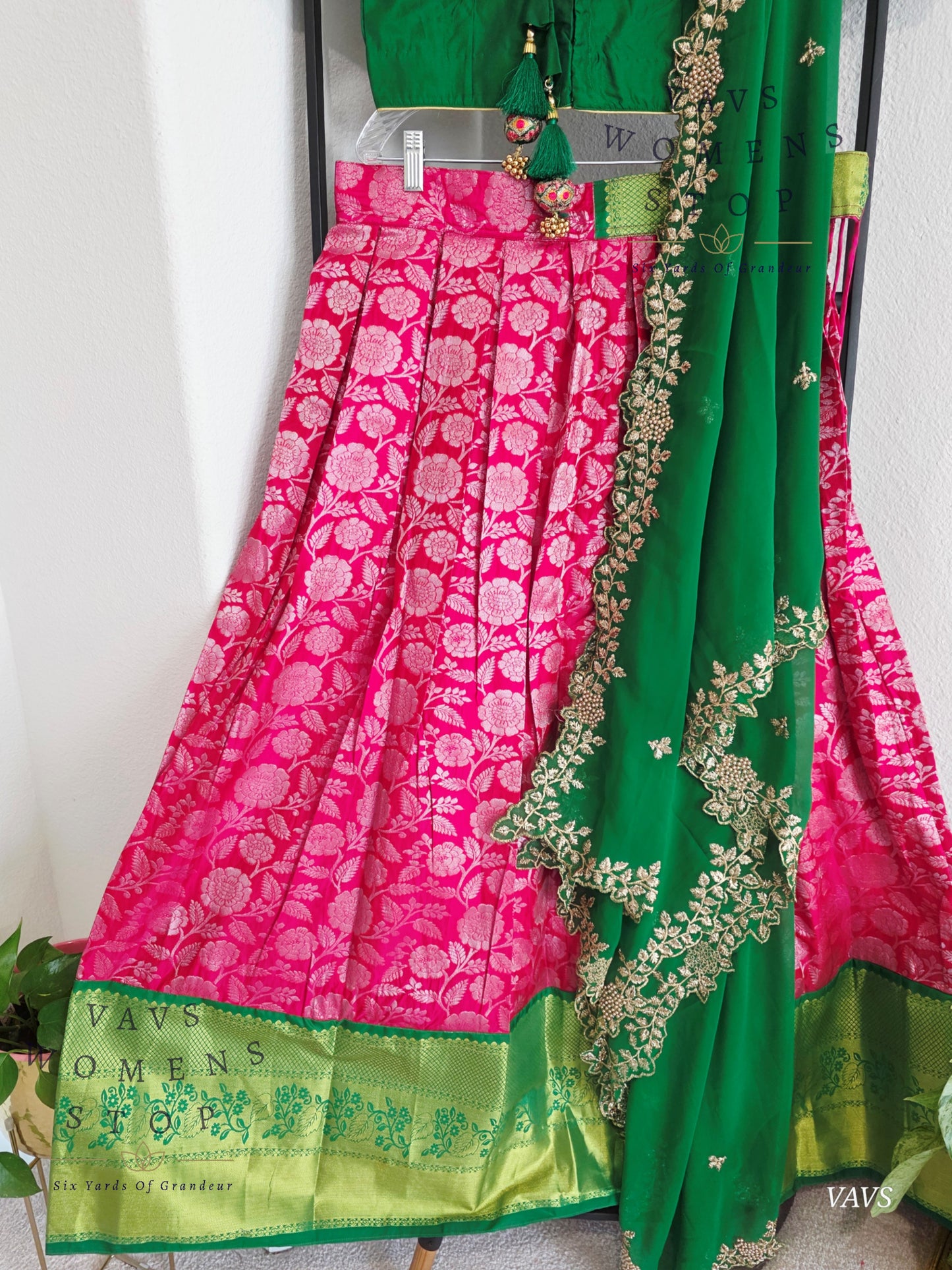 Traditional Half Saree Set