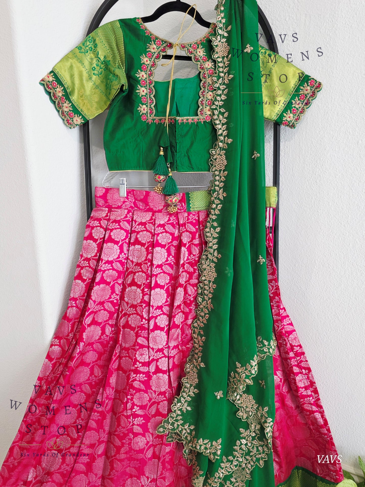 Traditional Half Saree Set