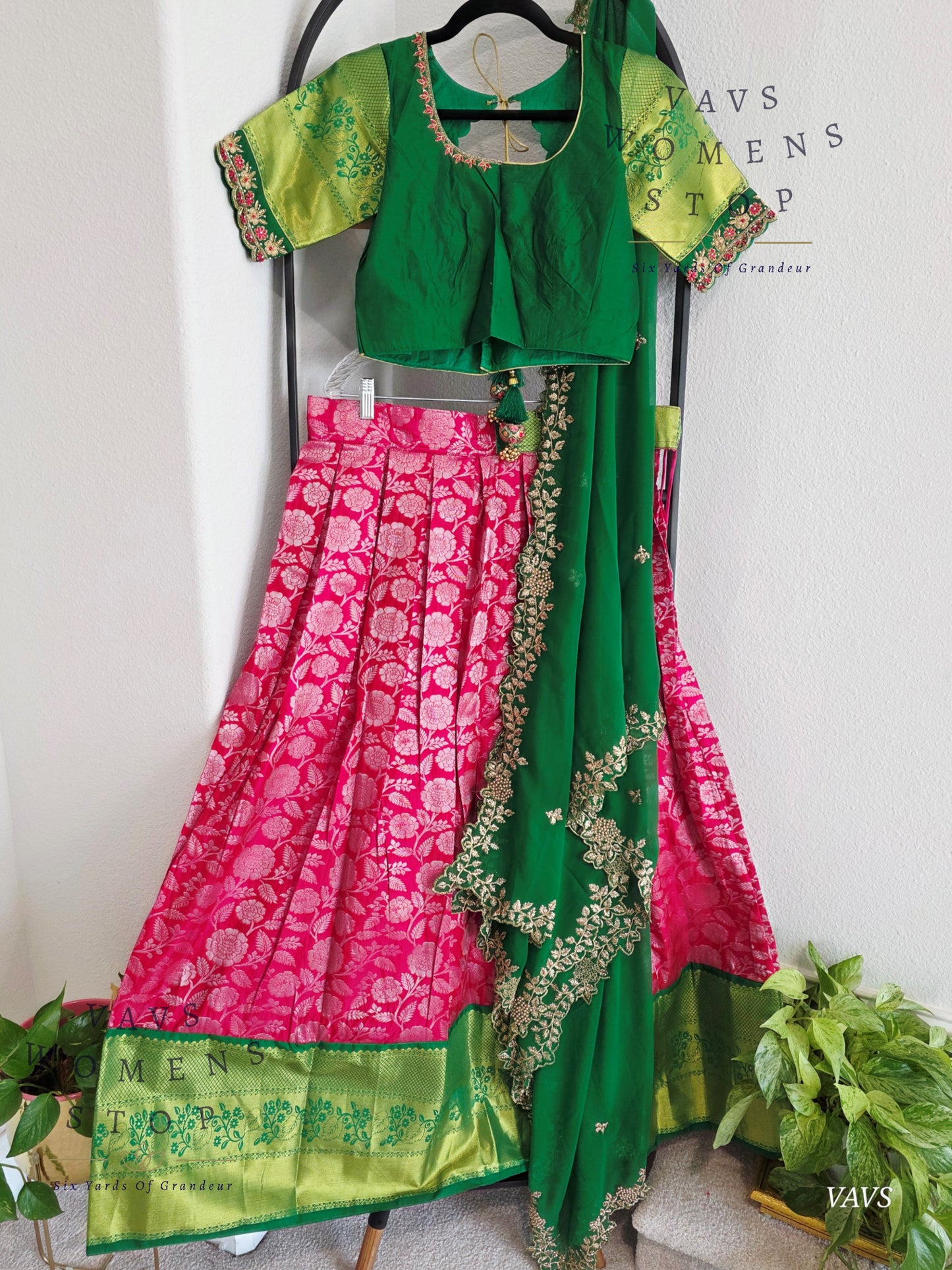 Traditional Half Saree Set