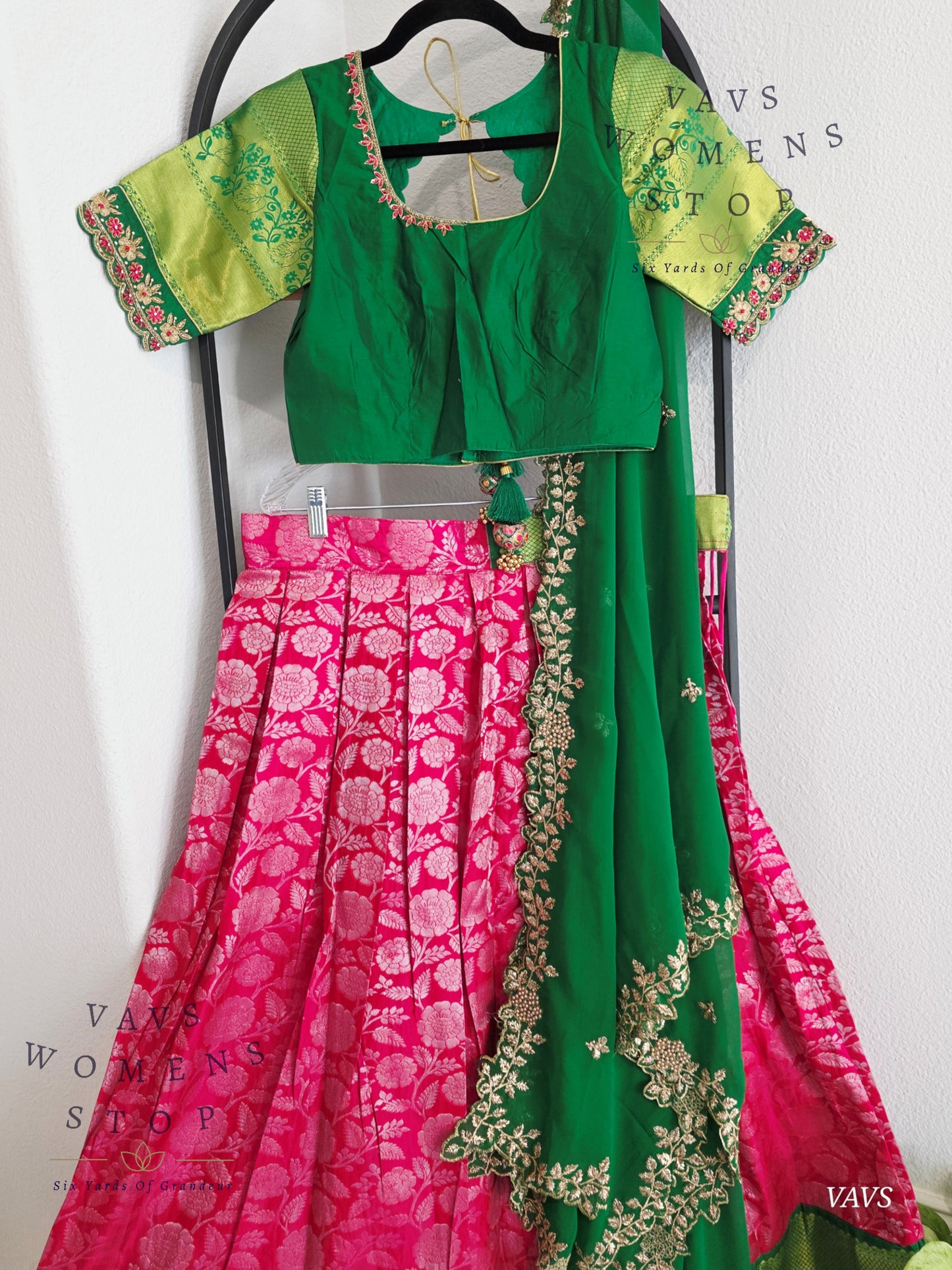 Traditional Half Saree Set