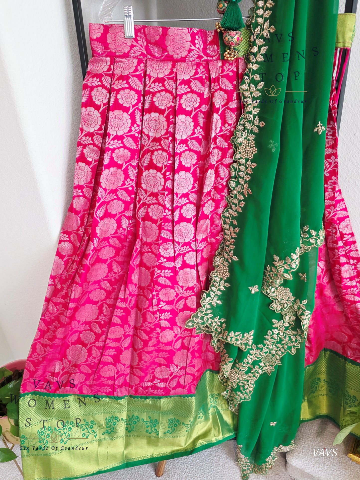 Traditional Half Saree Set