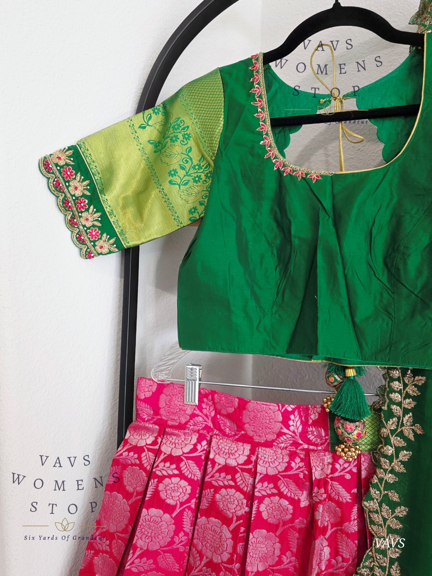 Traditional Half Saree Set