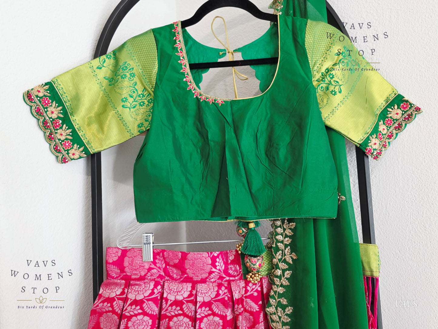 Traditional Half Saree Set