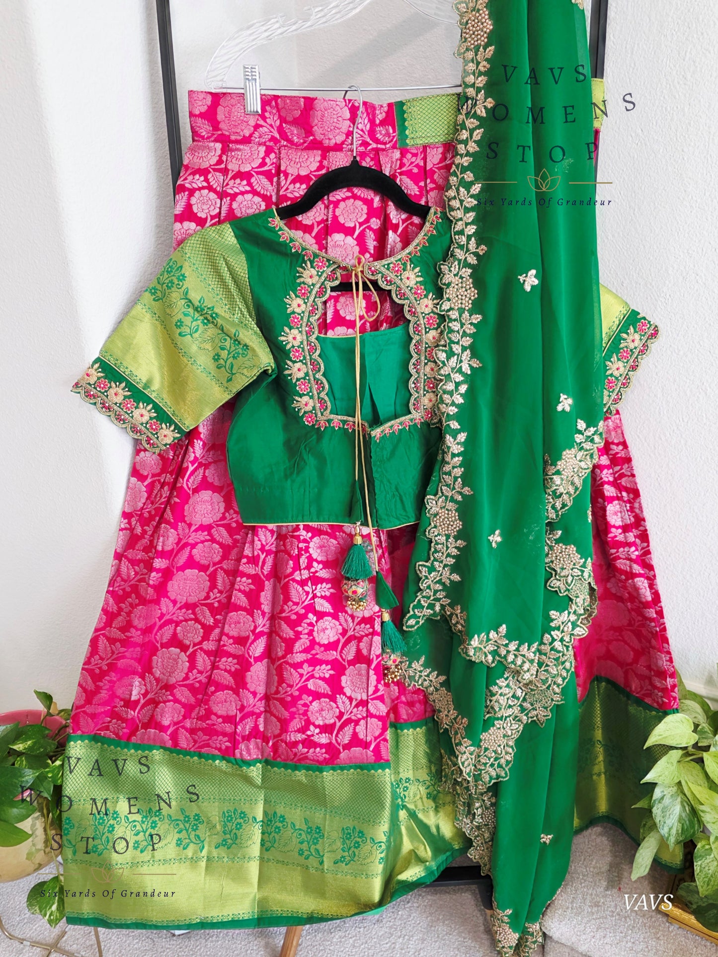 Traditional Half Saree Set